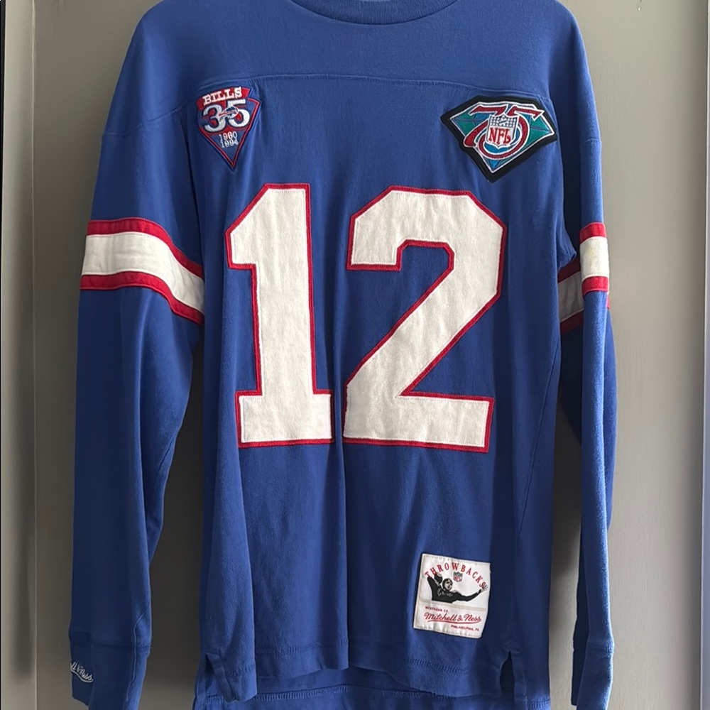 Mitchell & Ness Buffalo Bills 1994 Jim Kelly Long-Sleeve